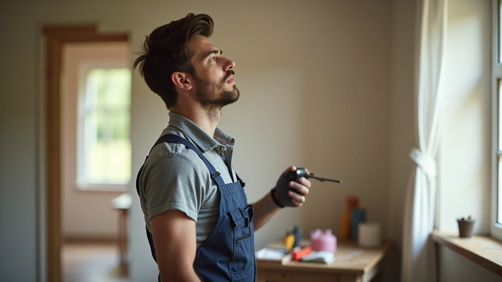 Irish tradesperson installing new double-glazed windows in traditional cottage, showing craftsmanship